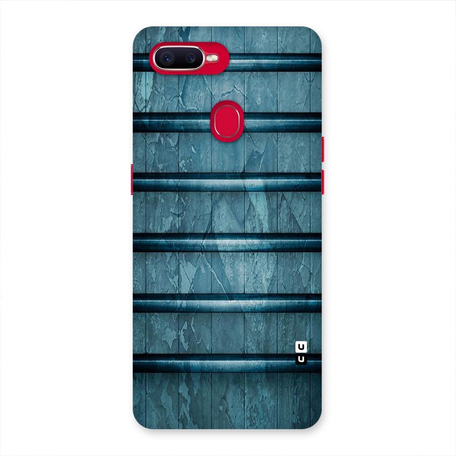 Rustic Blue Shelf Back Case for Oppo F9 Pro