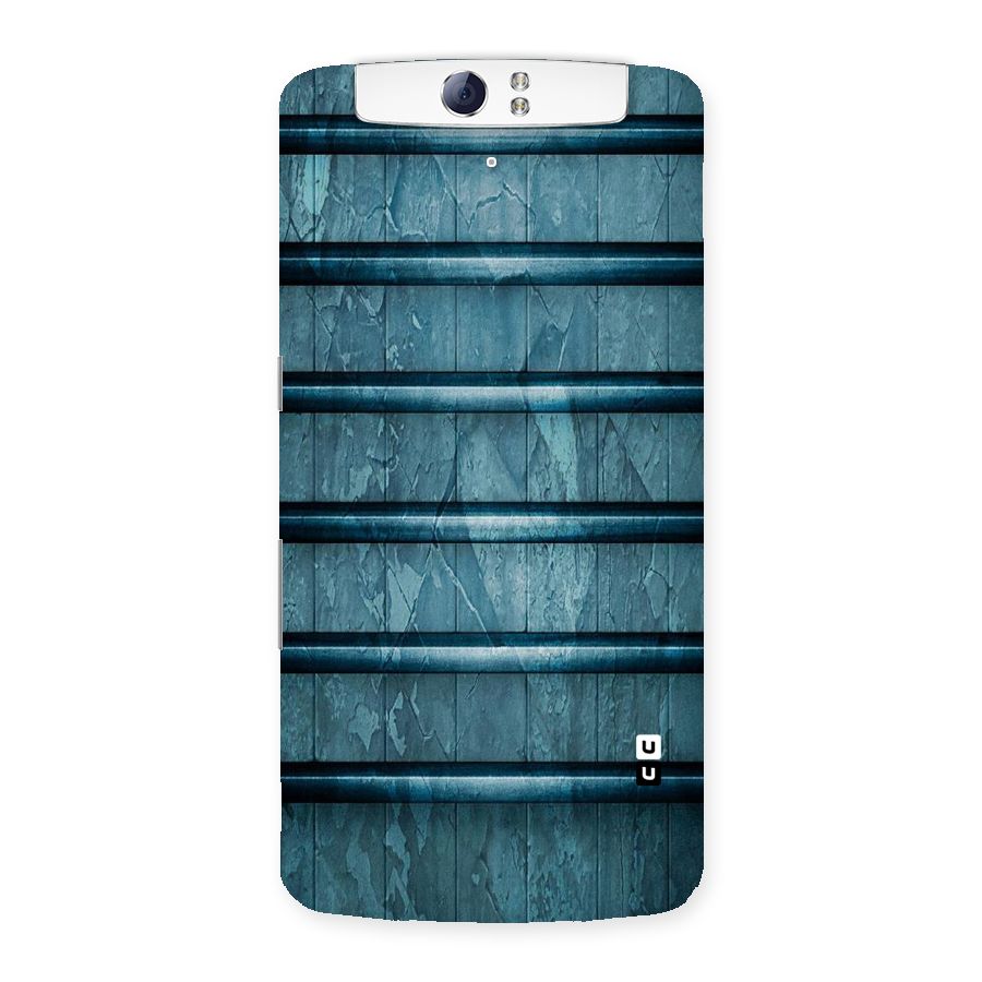 Rustic Blue Shelf Back Case for Oppo N1