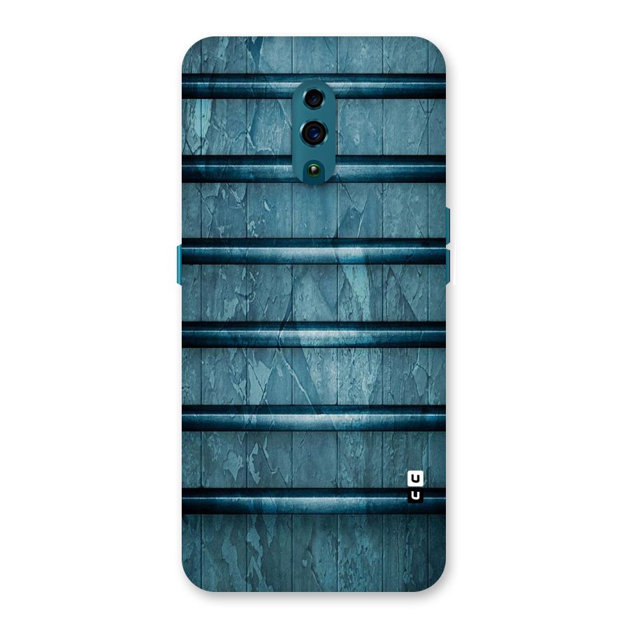 Rustic Blue Shelf Back Case for Oppo Reno