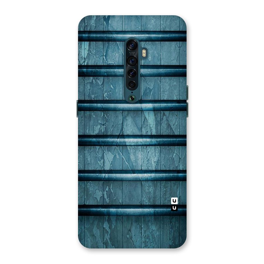 Rustic Blue Shelf Back Case for Oppo Reno2
