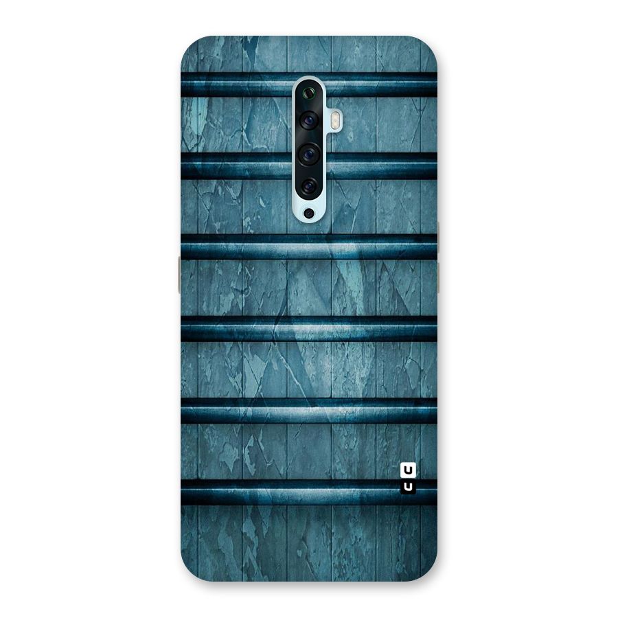 Rustic Blue Shelf Back Case for Oppo Reno2 F