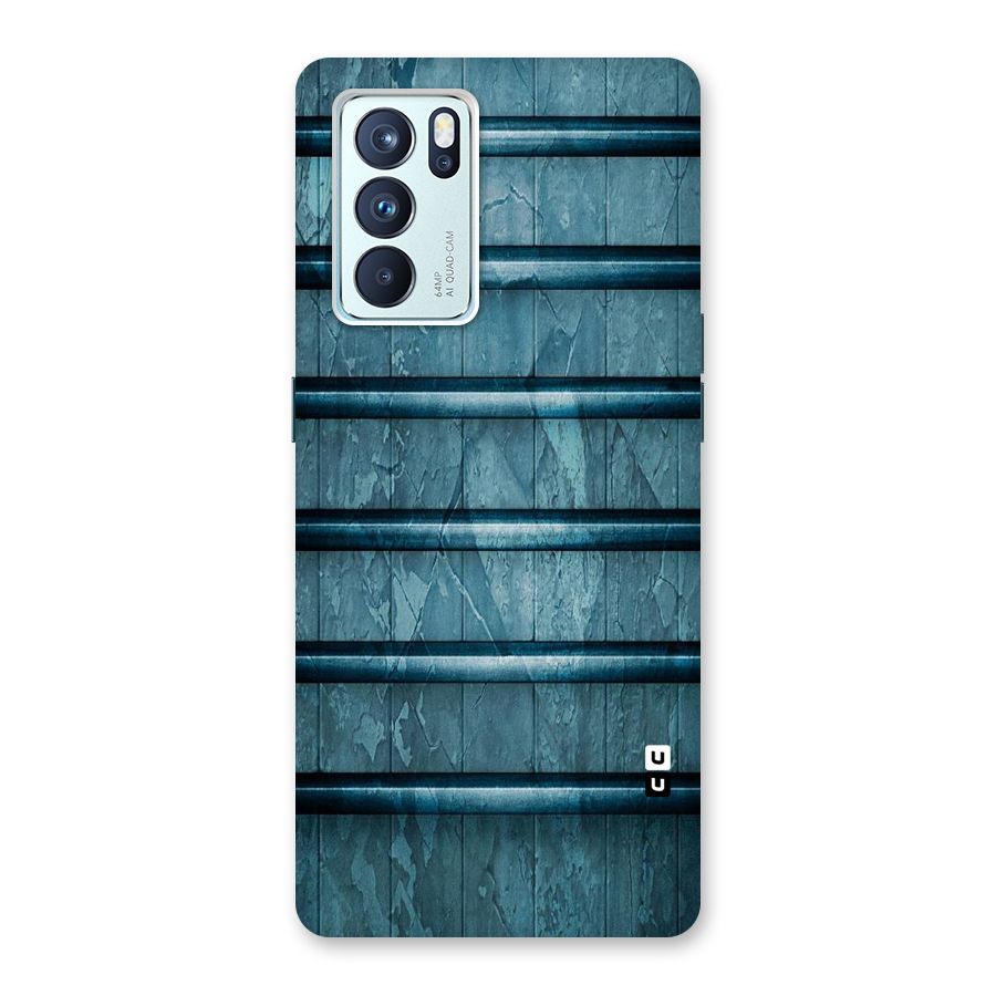 Rustic Blue Shelf Back Case for Oppo Reno6 Pro 5G