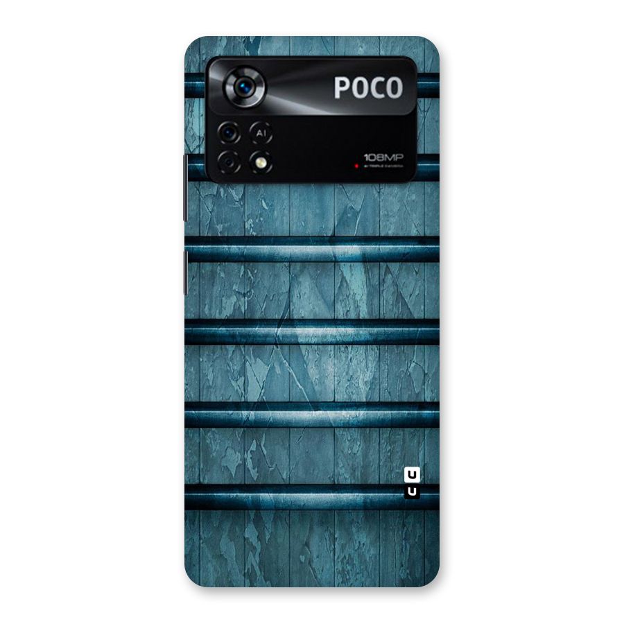 Rustic Blue Shelf Back Case for Poco X4 Pro 5G