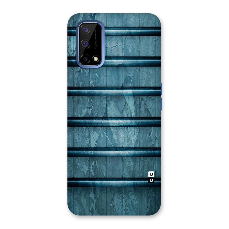 Rustic Blue Shelf Back Case for Realme Narzo 30 Pro