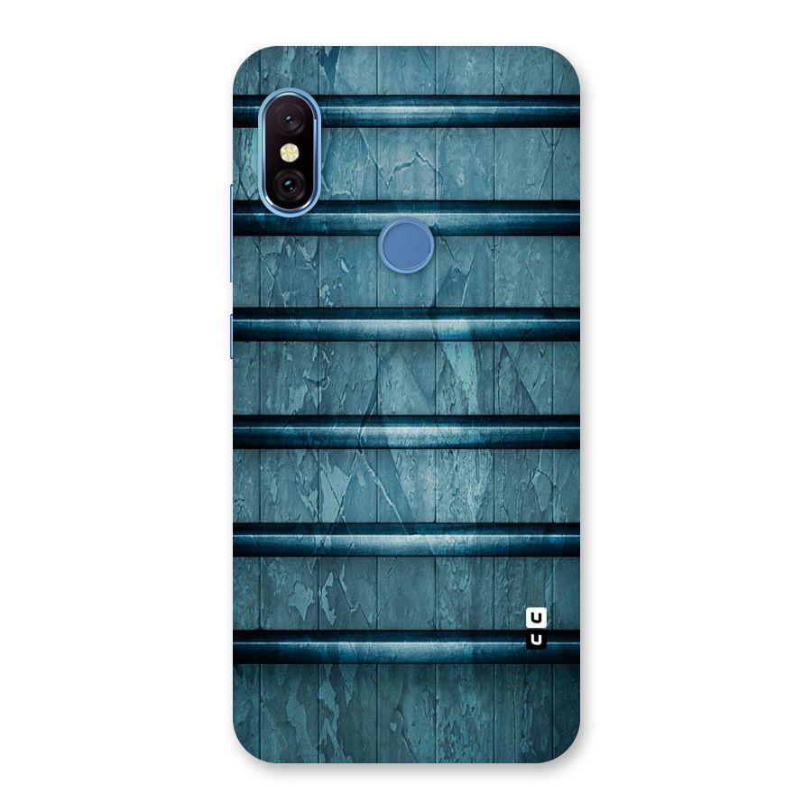 Rustic Blue Shelf Back Case for Redmi Note 6 Pro