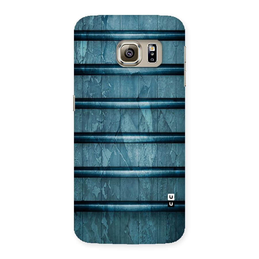 Rustic Blue Shelf Back Case for Samsung Galaxy S6 Edge