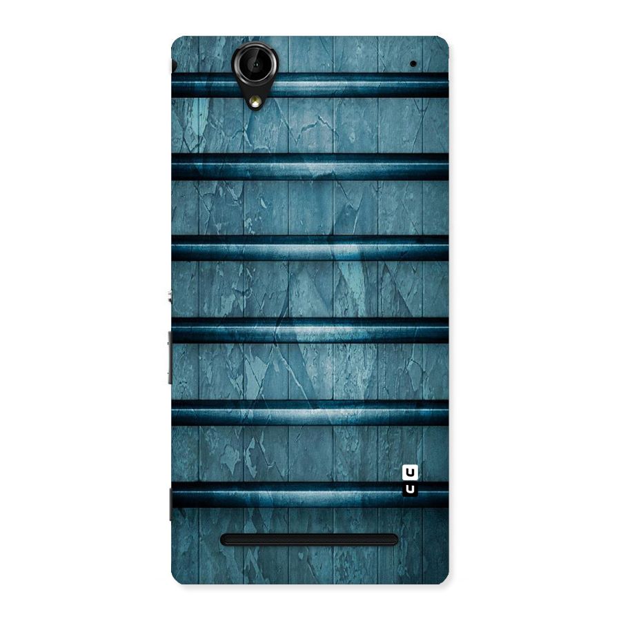 Rustic Blue Shelf Back Case for Sony Xperia T2
