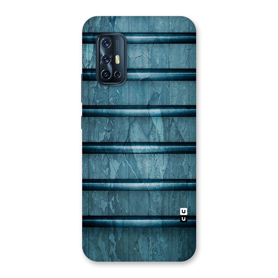 Rustic Blue Shelf Back Case for Vivo V17