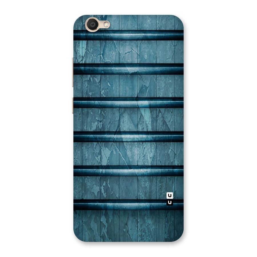 Rustic Blue Shelf Back Case for Vivo V5