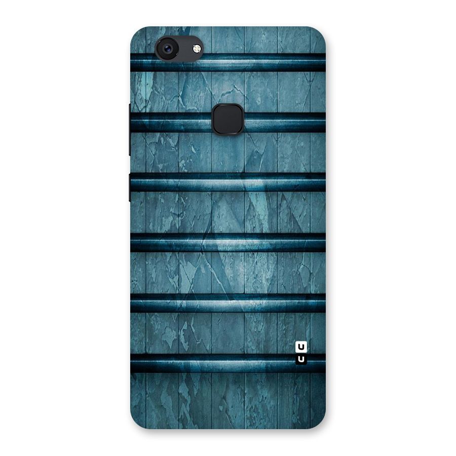 Rustic Blue Shelf Back Case for Vivo V7 Plus