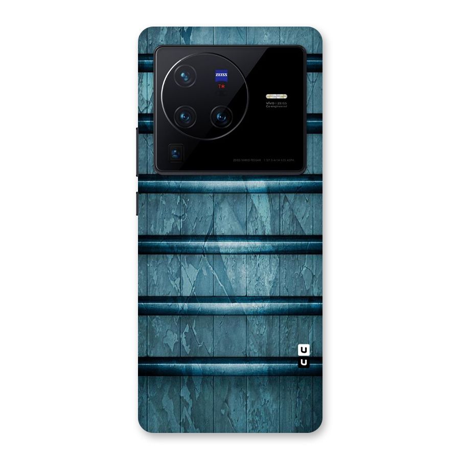 Rustic Blue Shelf Back Case for Vivo X80 Pro