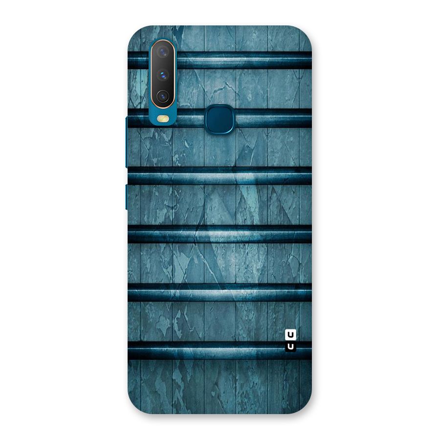 Rustic Blue Shelf Back Case for Vivo Y17