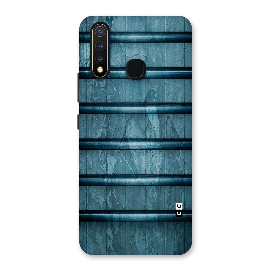 Rustic Blue Shelf Back Case for Vivo Y19