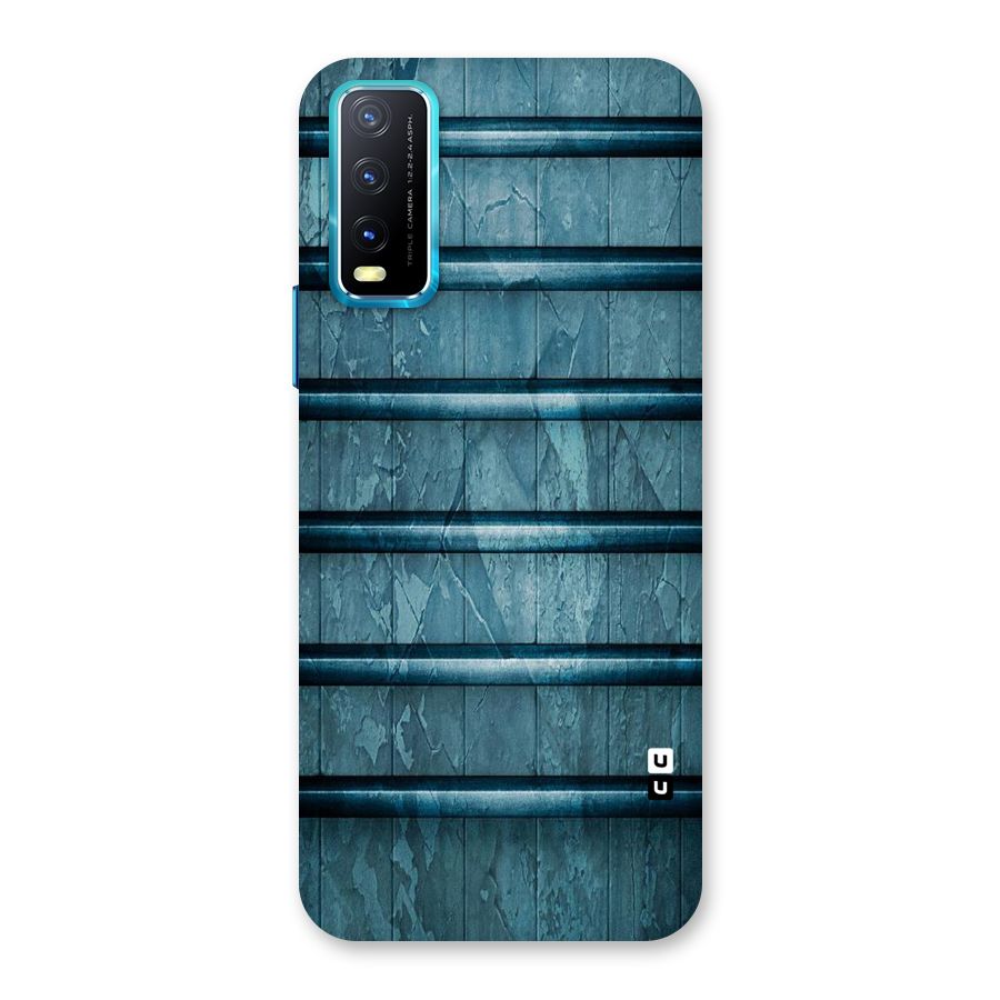 Rustic Blue Shelf Back Case for Vivo Y20A