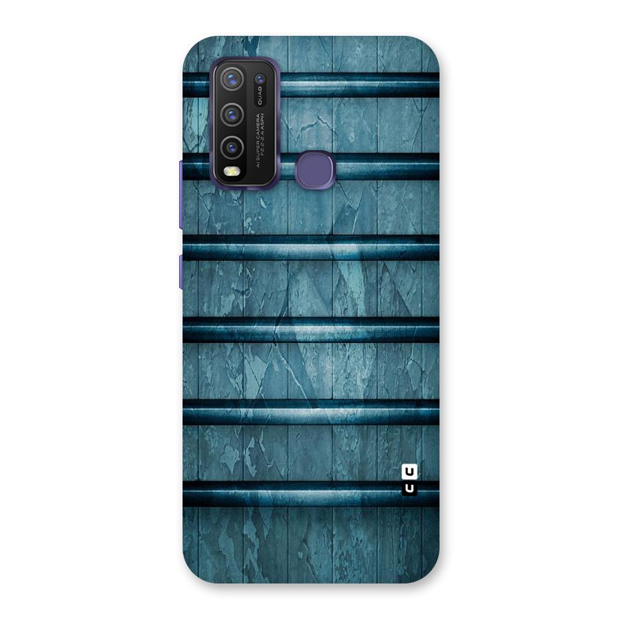 Rustic Blue Shelf Back Case for Vivo Y50