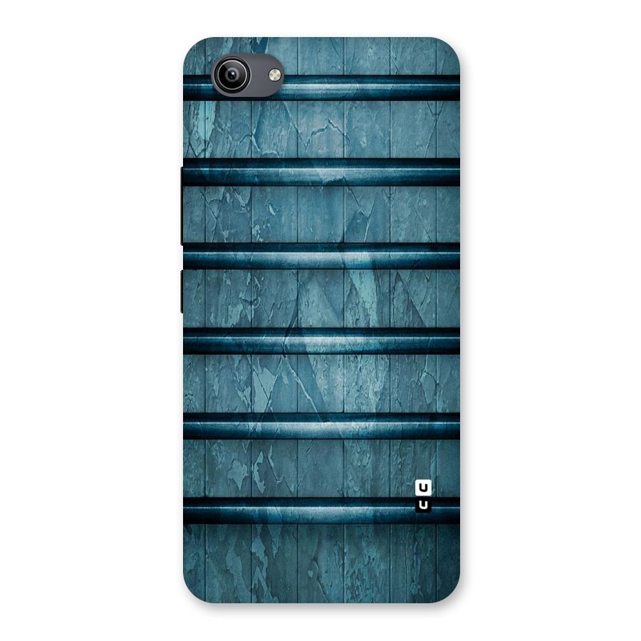Rustic Blue Shelf Back Case for Vivo Y81i