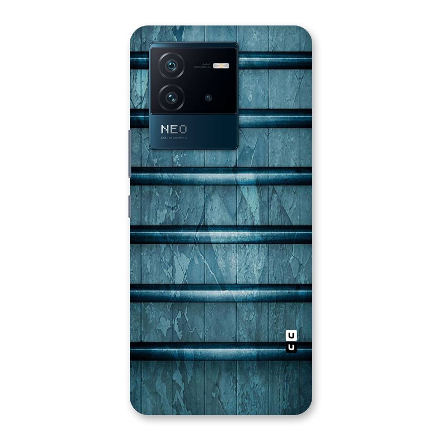 Rustic Blue Shelf Back Case for Vivo iQOO Neo 6 5G