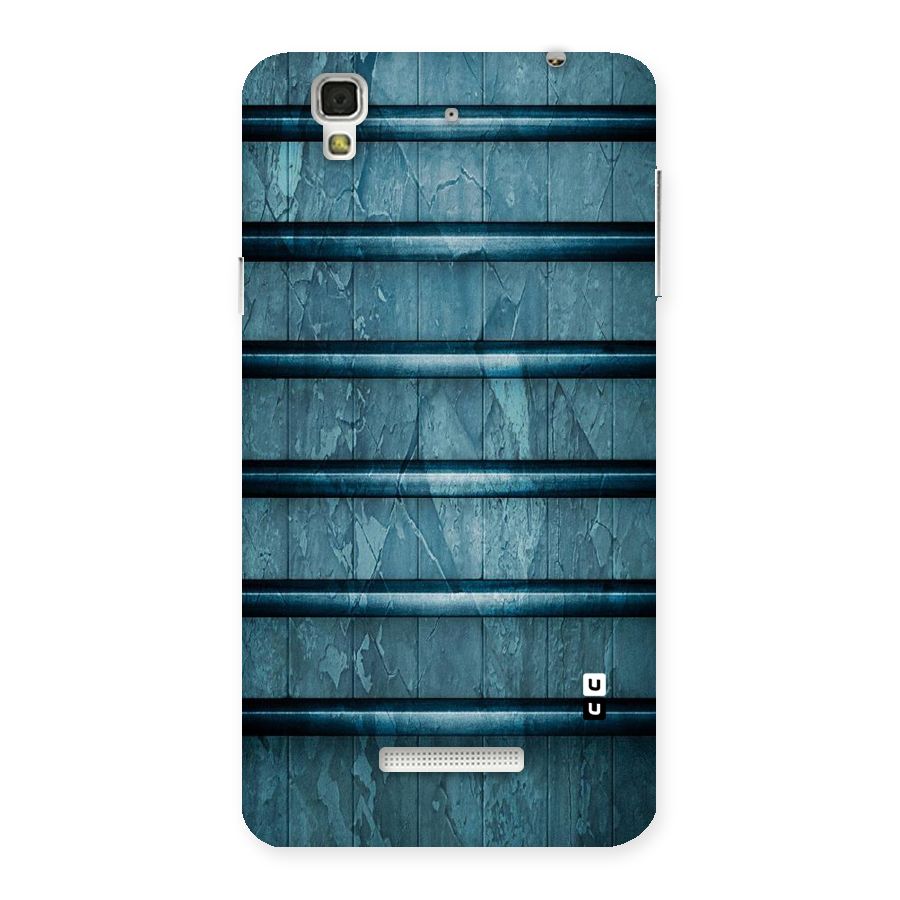 Rustic Blue Shelf Back Case for YU Yureka Plus