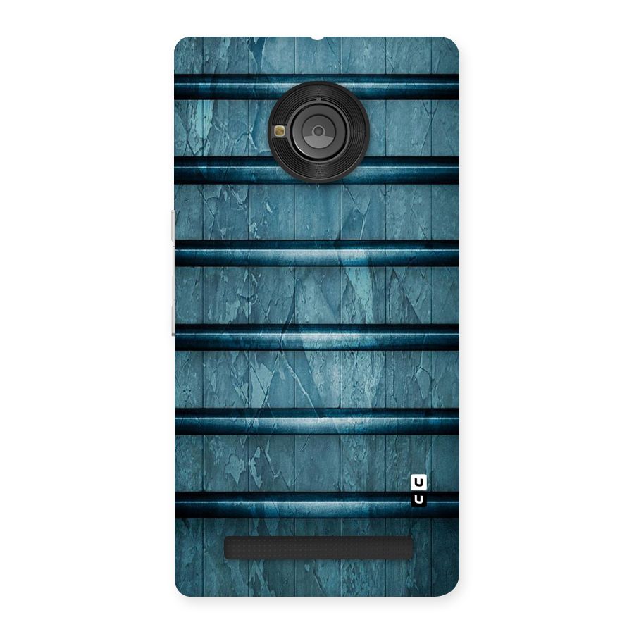 Rustic Blue Shelf Back Case for Yu Yuphoria