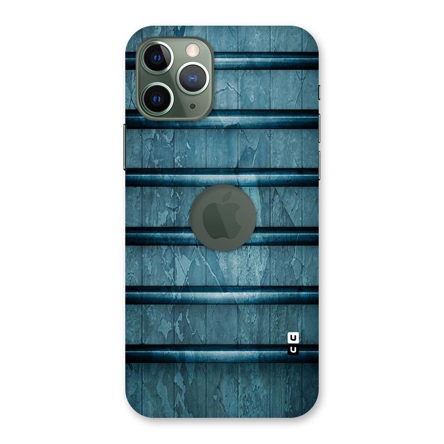 Rustic Blue Shelf Back Case for iPhone 11 Pro Logo  Cut