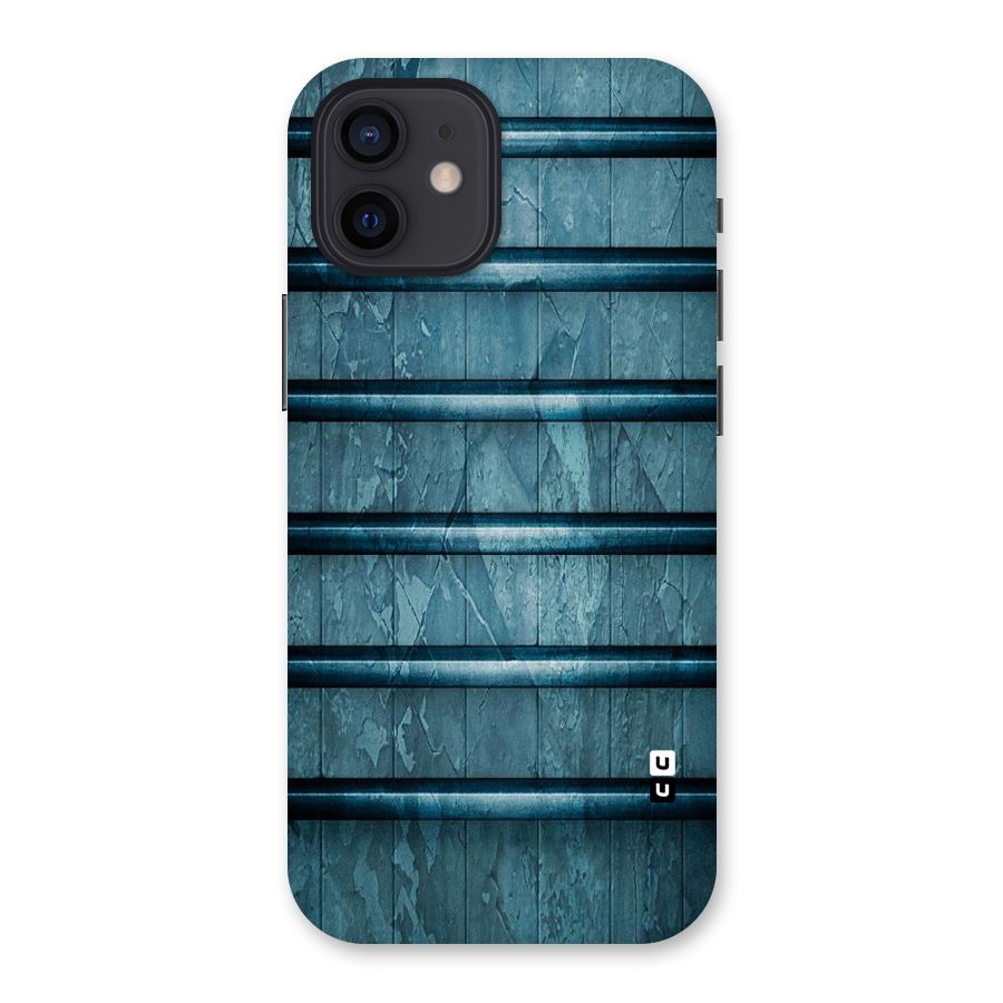Rustic Blue Shelf Back Case for iPhone 12