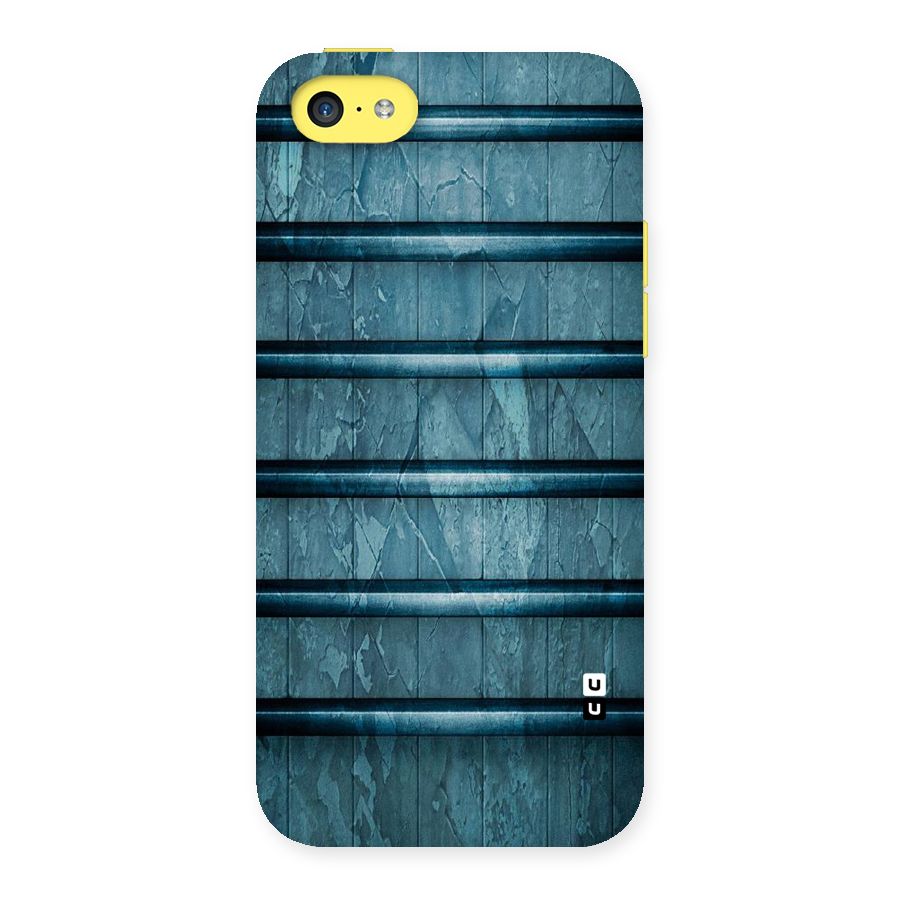 Rustic Blue Shelf Back Case for iPhone 5C