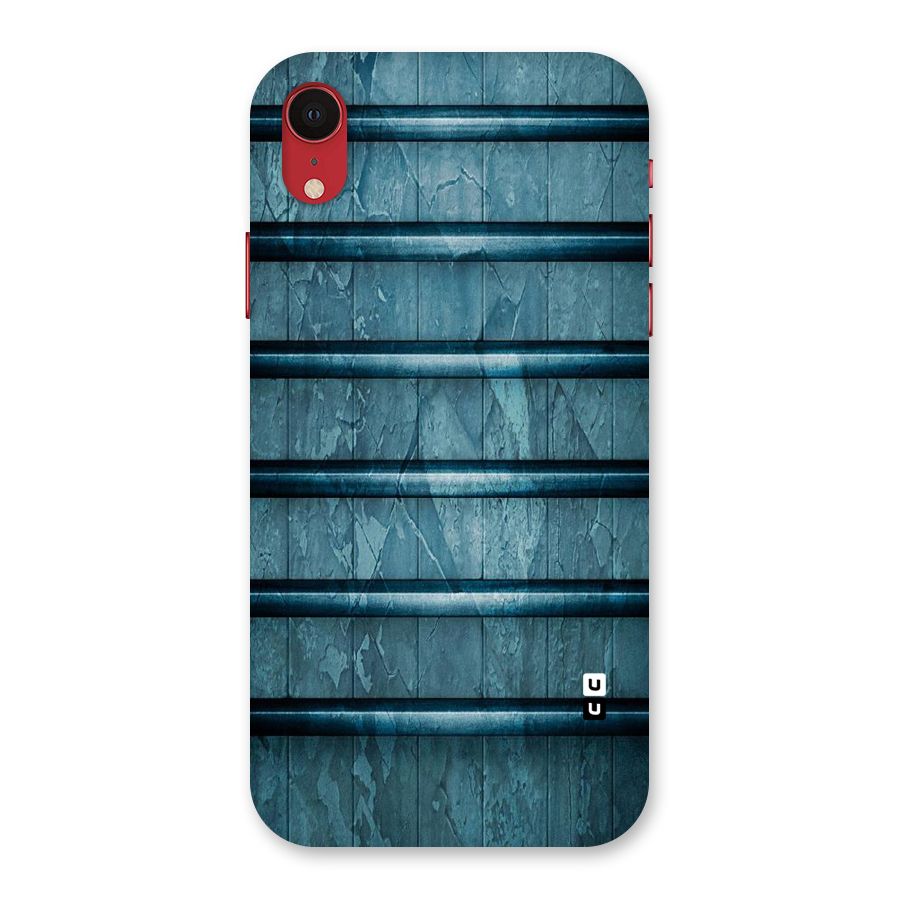 Rustic Blue Shelf Back Case for iPhone XR