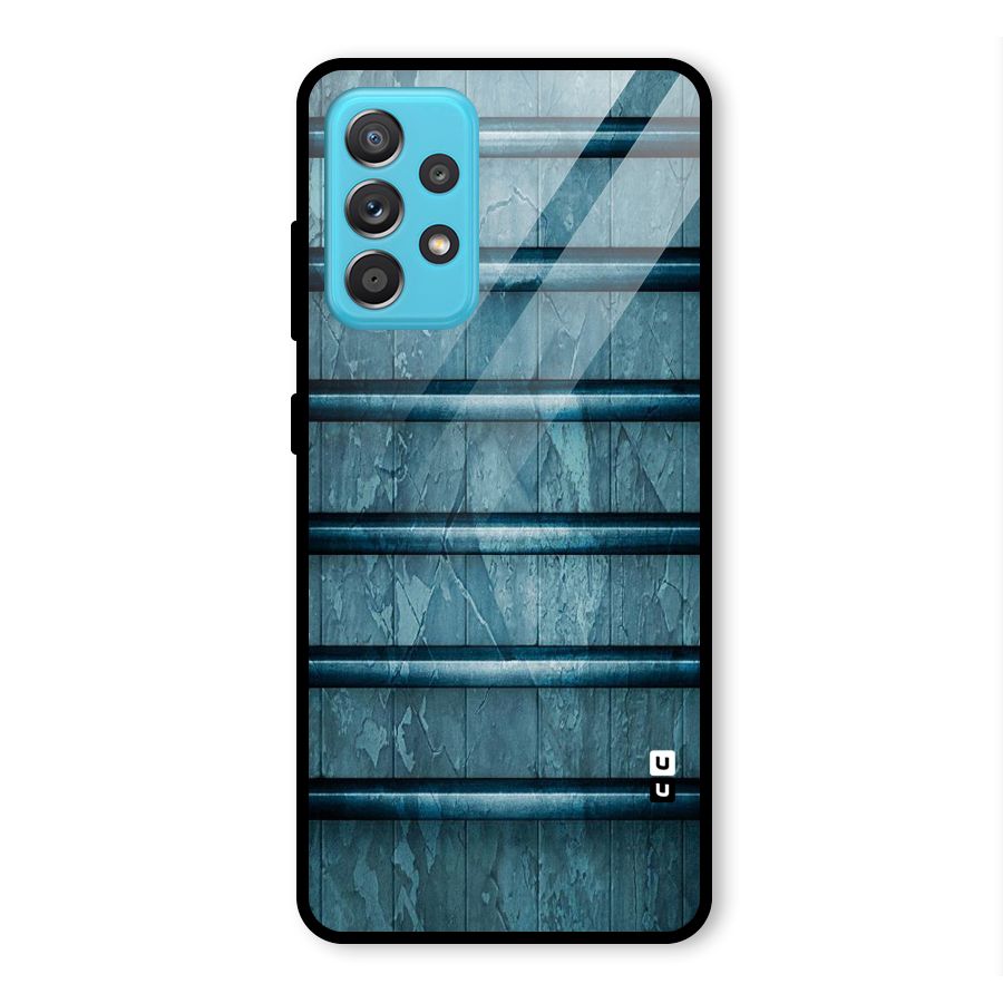 Rustic Blue Shelf Glass Back Case for Galaxy A52s 5G