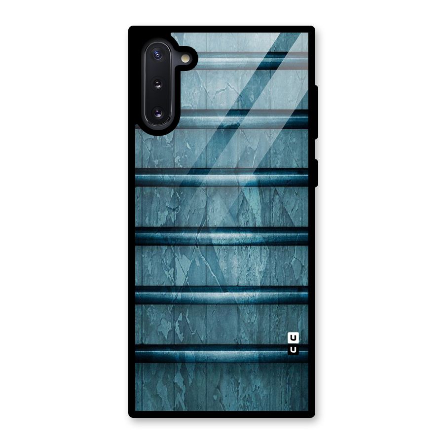 Rustic Blue Shelf Glass Back Case for Galaxy Note 10