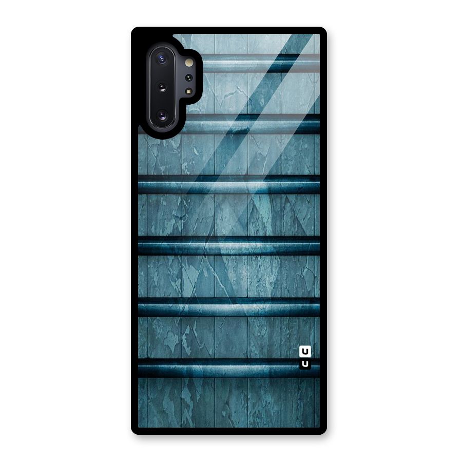 Rustic Blue Shelf Glass Back Case for Galaxy Note 10 Plus