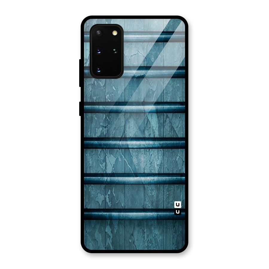 Rustic Blue Shelf Glass Back Case for Galaxy S20 Plus