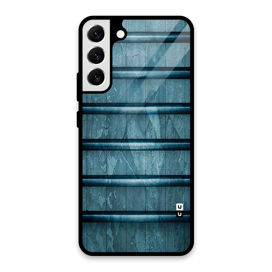 Rustic Blue Shelf Glass Back Case for Galaxy S22 Plus 5G