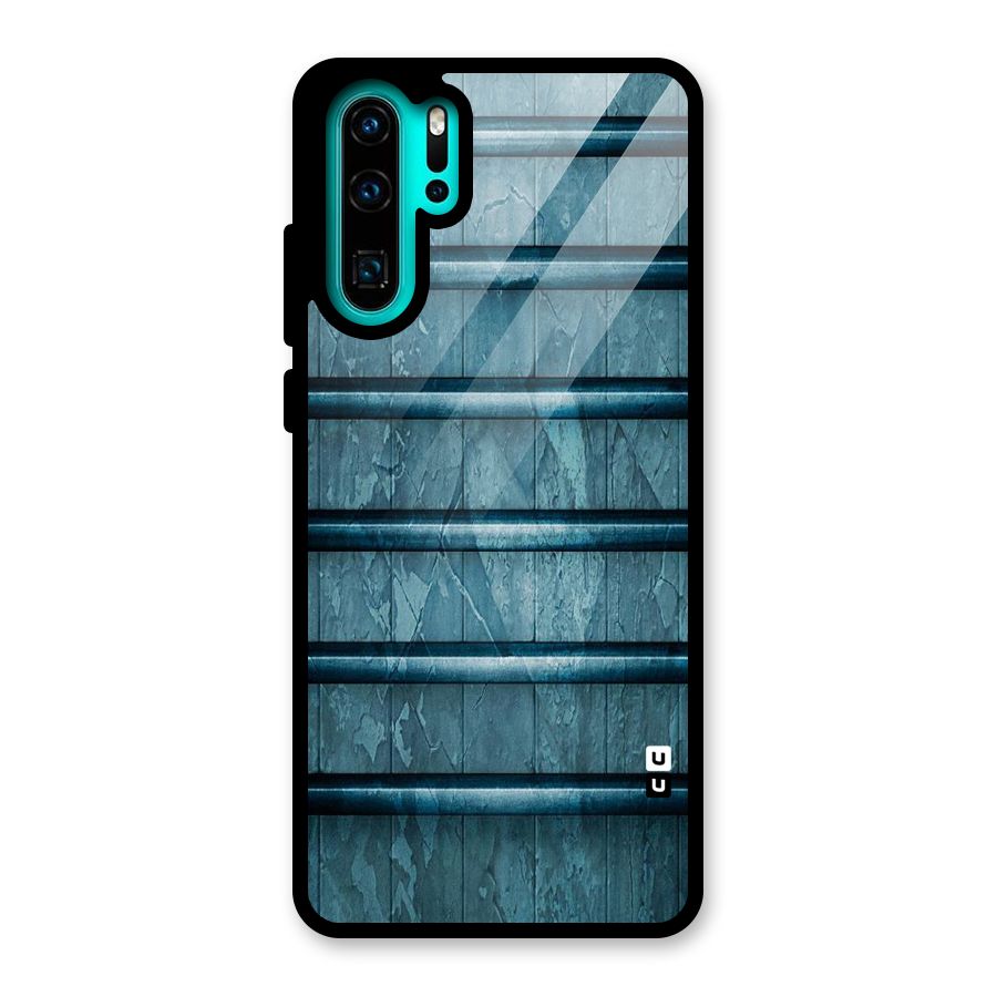 Rustic Blue Shelf Glass Back Case for Huawei P30 Pro