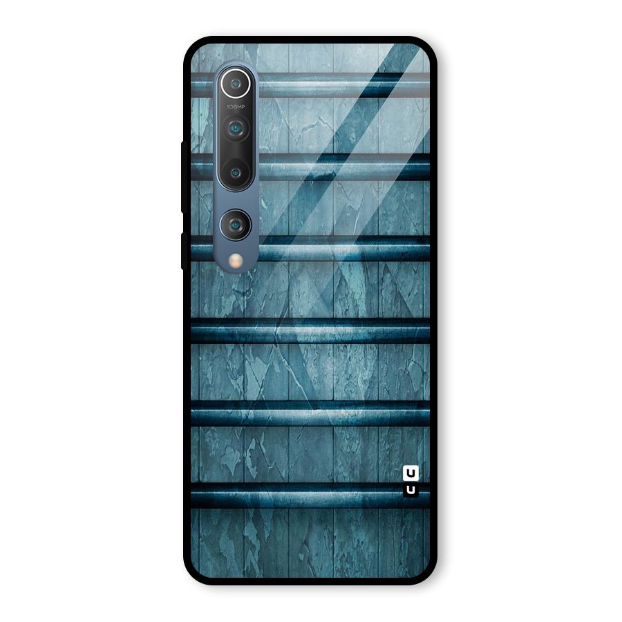 Rustic Blue Shelf Glass Back Case for Mi 10