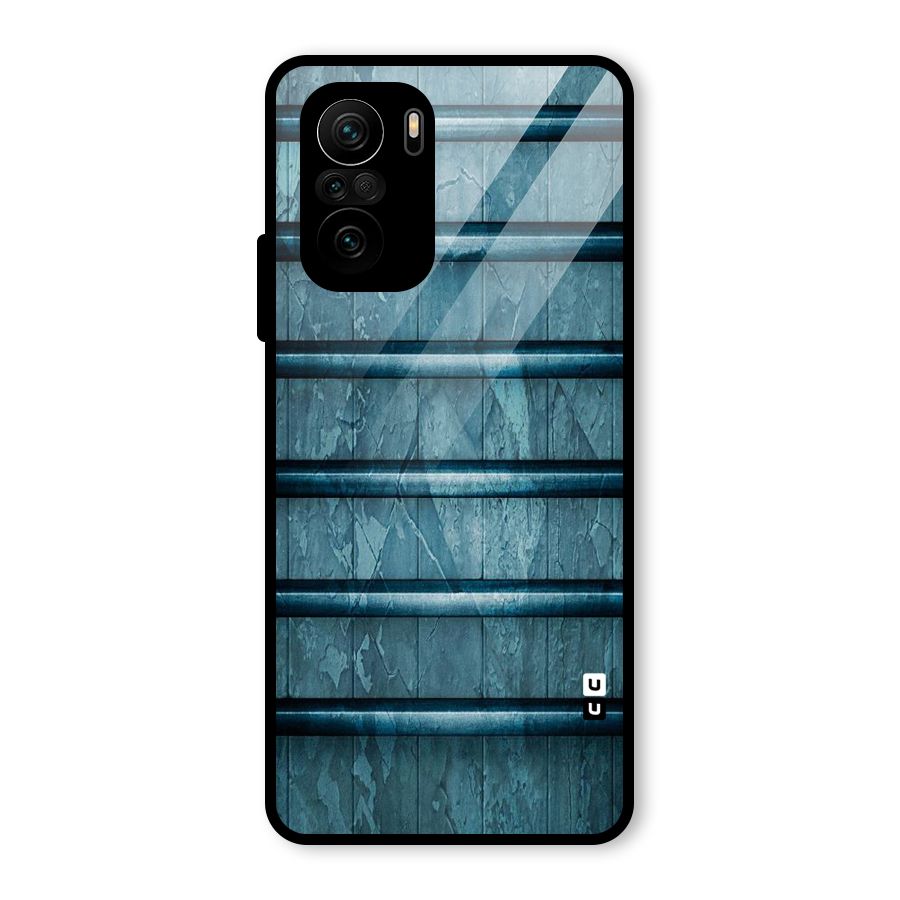 Rustic Blue Shelf Glass Back Case for Mi 11X Pro
