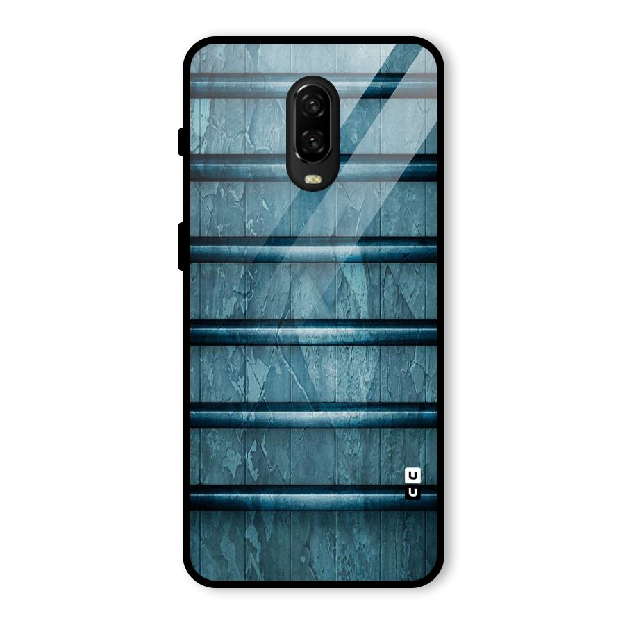 Rustic Blue Shelf Glass Back Case for OnePlus 6T