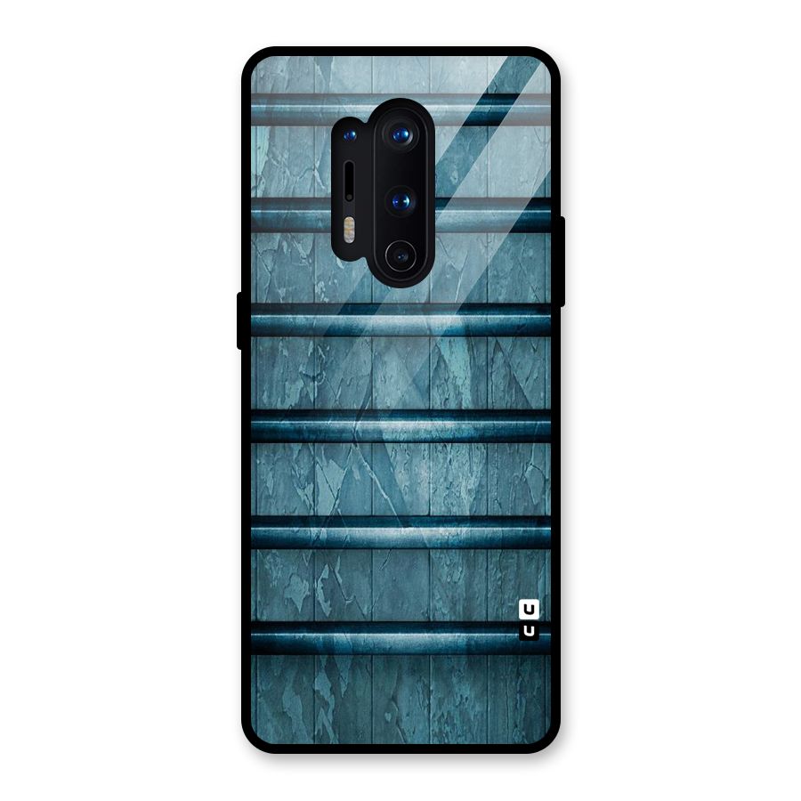 Rustic Blue Shelf Glass Back Case for OnePlus 8 Pro