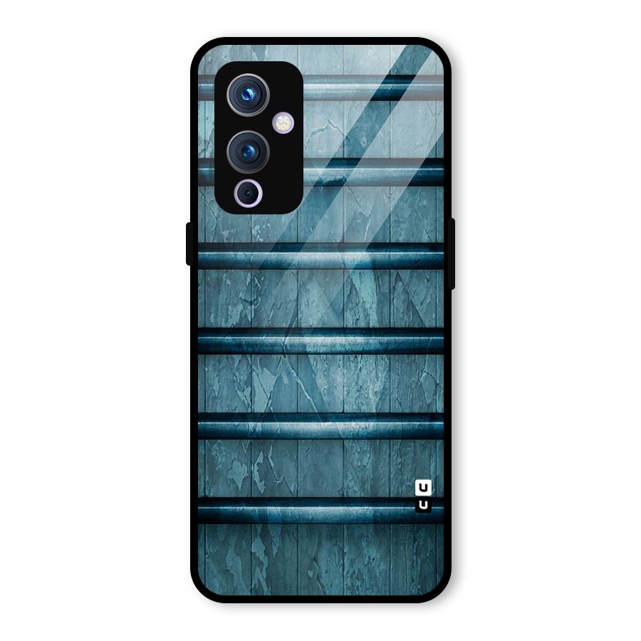 Rustic Blue Shelf Glass Back Case for OnePlus 9