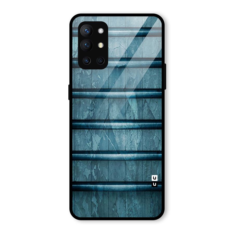 Rustic Blue Shelf Glass Back Case for OnePlus 9R