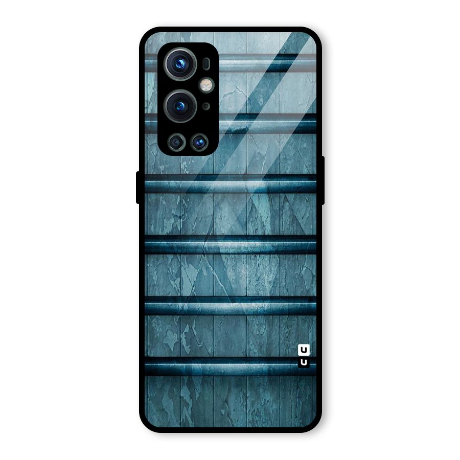 Rustic Blue Shelf Glass Back Case for OnePlus 9 Pro