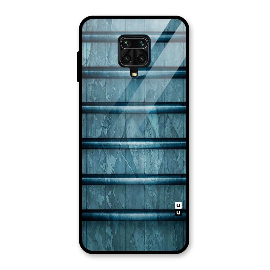 Rustic Blue Shelf Glass Back Case for Poco M2 Pro