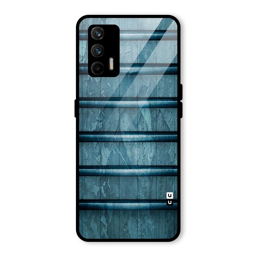 Rustic Blue Shelf Glass Back Case for Realme GT 5G