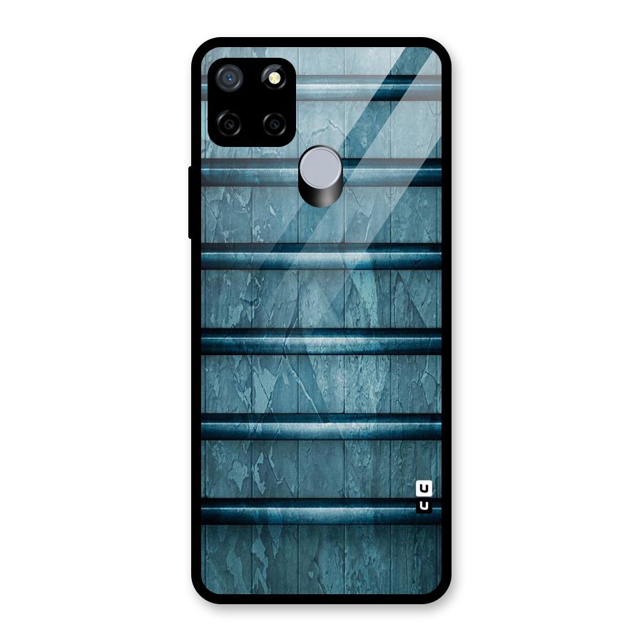 Rustic Blue Shelf Glass Back Case for Realme Narzo 20