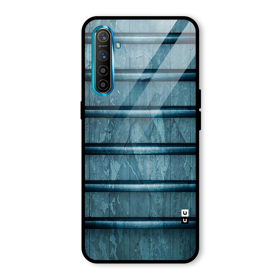 Rustic Blue Shelf Glass Back Case for Realme X2