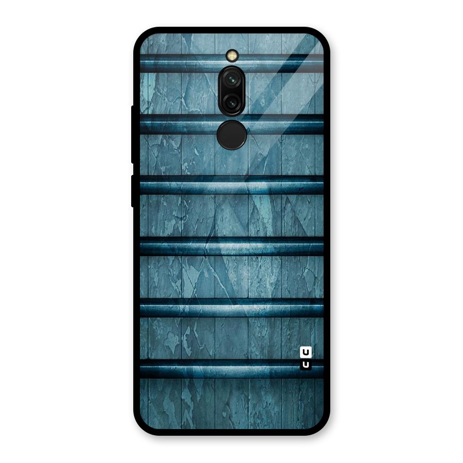Rustic Blue Shelf Glass Back Case for Redmi 8