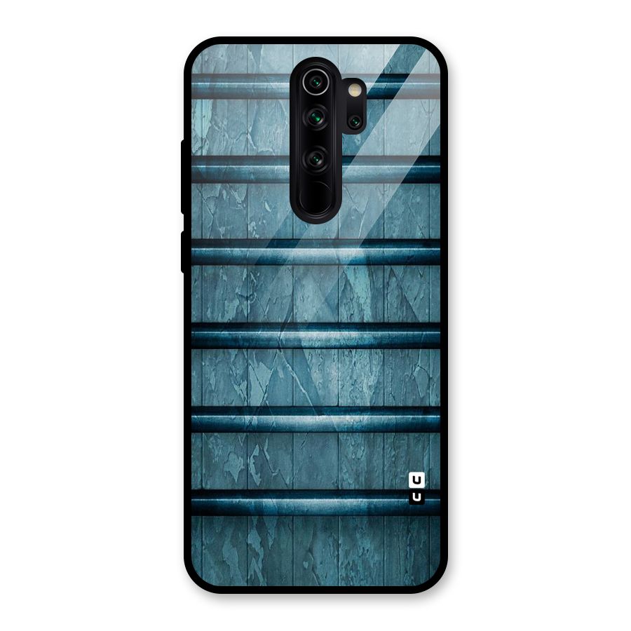 Rustic Blue Shelf Glass Back Case for Redmi Note 8 Pro