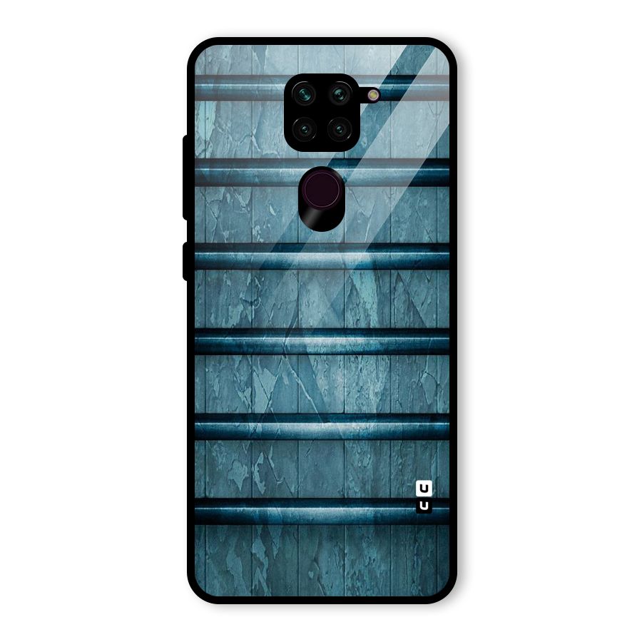Rustic Blue Shelf Glass Back Case for Redmi Note 9