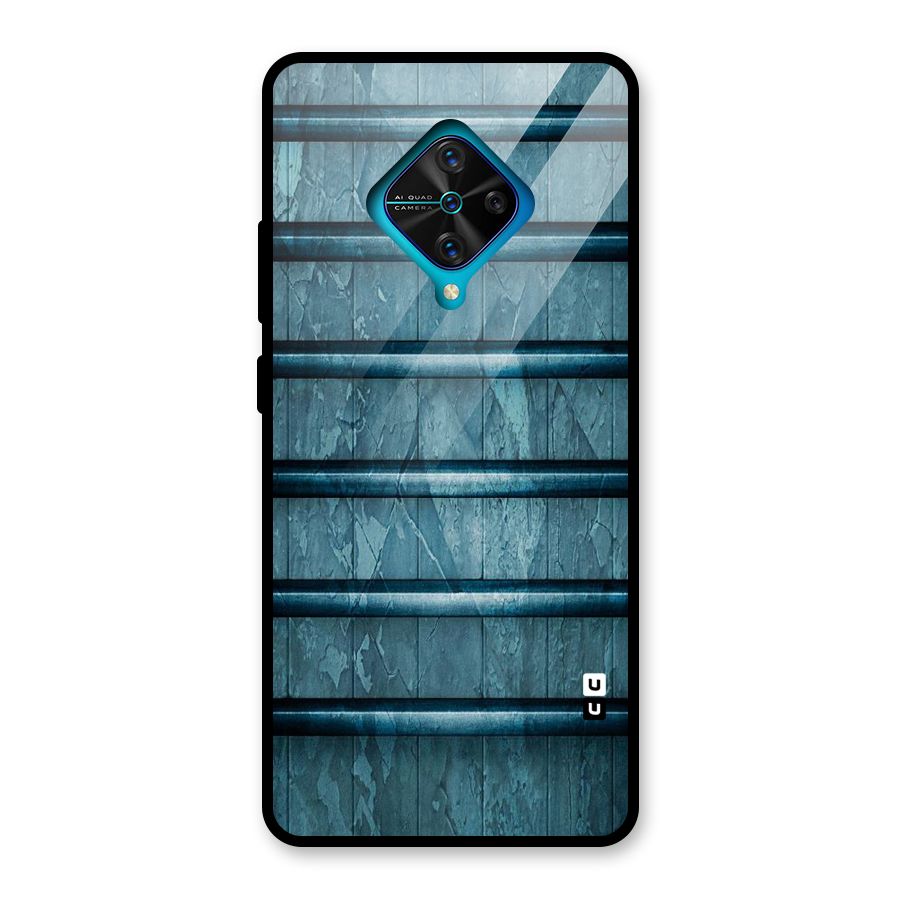 Rustic Blue Shelf Glass Back Case for Vivo S1 Pro