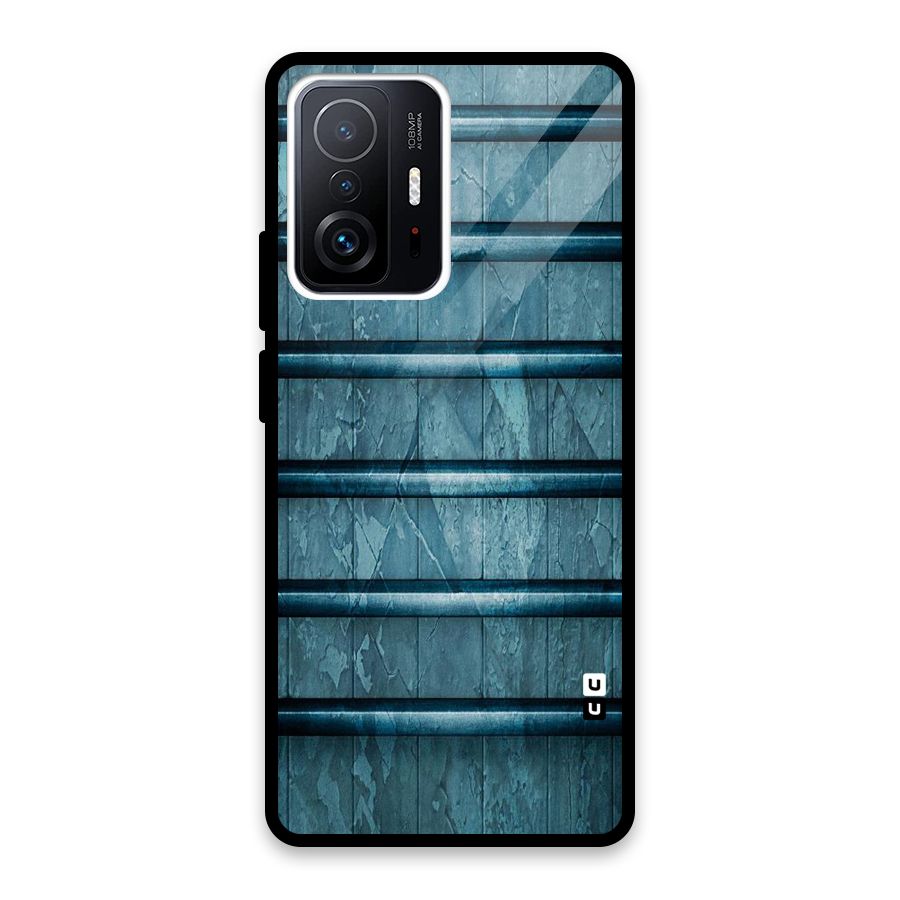 Rustic Blue Shelf Glass Back Case for Xiaomi 11T Pro