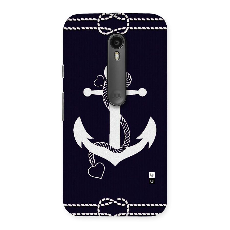 Sail Anchor Back Case for Moto G Turbo